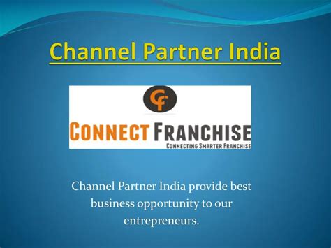 channel partners india.